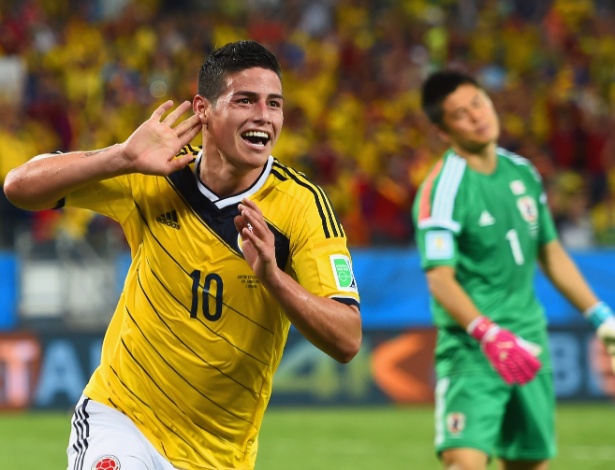 James Rodríguez, grande destaque da seleção da Colômbia na Copa, está nos planos do Real Madrid