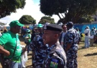 Policiais da Nigéria acompanham torcedores da seleção em Brasília - Aiuri Rebello/UOL