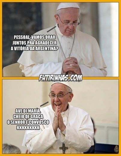 Papa está orando por Di Maria