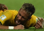 Felipão diz que "será difícil Neymar jogar contra a Alemanha" - AFP PHOTO / EITAN ABRAMOVICH