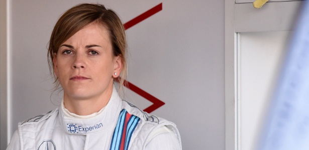 Susie Wolff, piloto de testes da Williams, espera chance para correr na categoria - DIMITAR DILKOFF/AFP