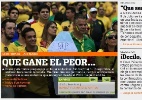 "Que ganhe o pior", diz jornal argentino sobre semi entre Brasil e Alemanha - Reprodução/Olé