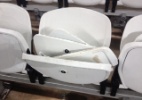 Itaquerão conta 120 cadeiras quebradas e já perde parte da arquibancada - Rodrigo Mattos/UOL