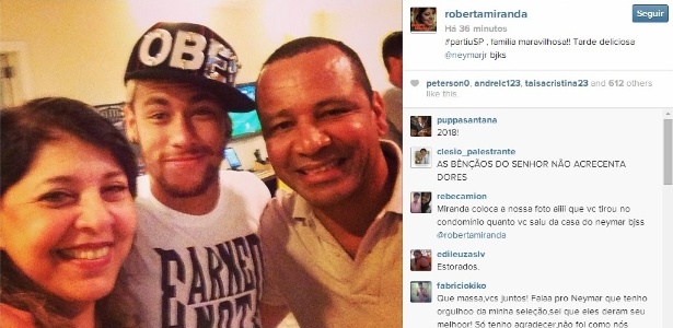 Roberta Miranda visita Neymar no Guarujá