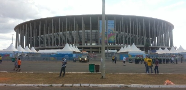 Estádio Nacional de Brasília no dia da disputa do terceiro lugar da Copa entre Brasil e Holanda - Gustavo Franceschini/UOL