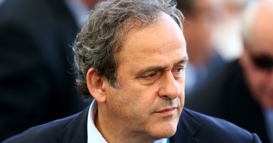 Presidente da Uefa, Michel Platini, está no Maracanã para acompanhar a final da Copa do Mundo