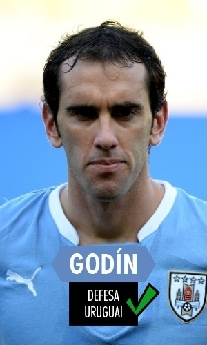 Gobín - O zagueiro foi um dos melhores uruguaios na Copa - não só na defesa, mas também ao marcar o gol da vaga para as oitavas de final, sobre a Itália, mostrando sua categoria no ataque como já havia feito durante a temporada europeia com o Atlético de Madri