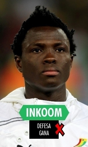 Inkoom - O defensor ganês nem entrou em campo no Mundial. Para quem surgiu como promessa há 4 anos, queda absurda