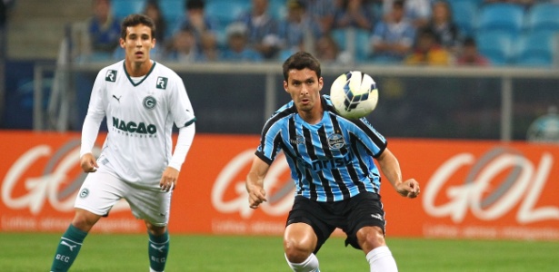 Riveros não trabalhou com os demais jogadores do Grêmio nesta terça-feira - LUCAS UEBEL/GREMIO FBPA