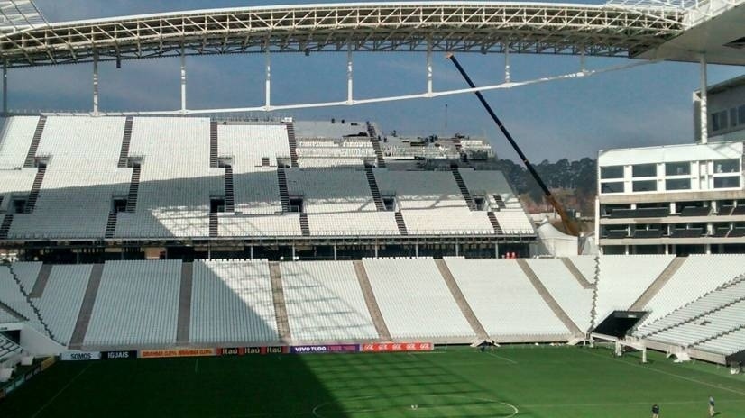 Assentos do Itaquerão são removidos após a Copa do Mundo