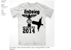 Fábrica produz camiseta com referências nazistas para comemorar Copa - Reprodução