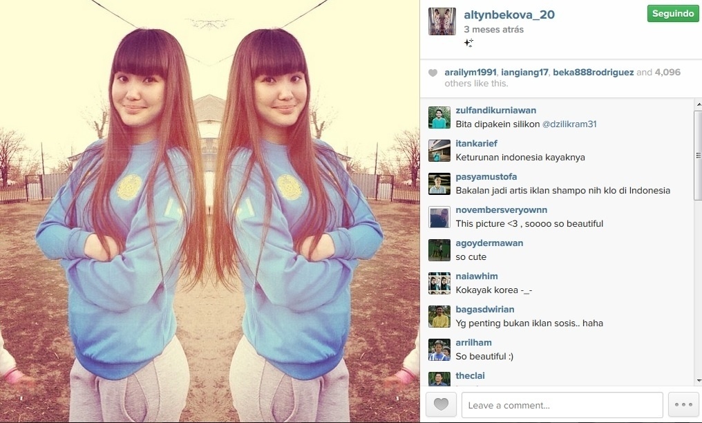 Sabina Altynbekova, jogadora da seleção de vôlei do Cazaquistão - Reprodução/Instagram