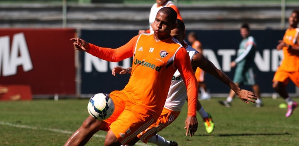O atacante Walter assumiu novamente a titularidade no time do Fluminense - NELSON PEREZ/FLUMINENSE F.C.