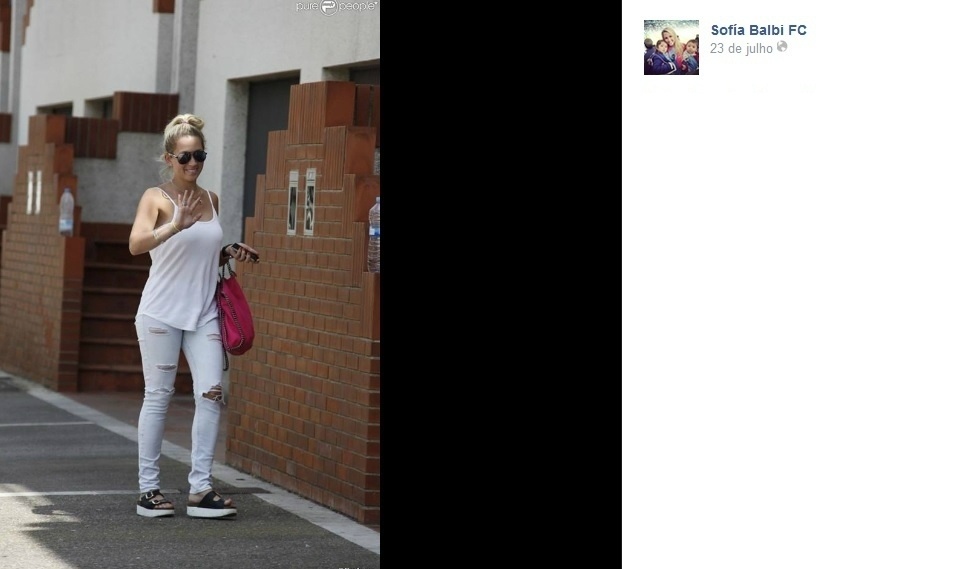 Sofia Balbi, mulher de Luis Suárez - Reprodução/Twitter