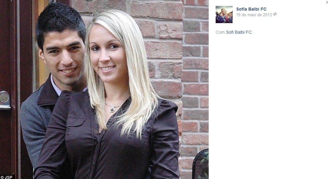 Sofia Balbi, mulher de Luis Suárez - Reprodução/Twitter