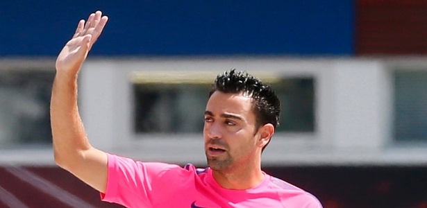 Xavi termina seu vínculo com o Barcelona no meio do ano - REUTERS/Albert Gea
