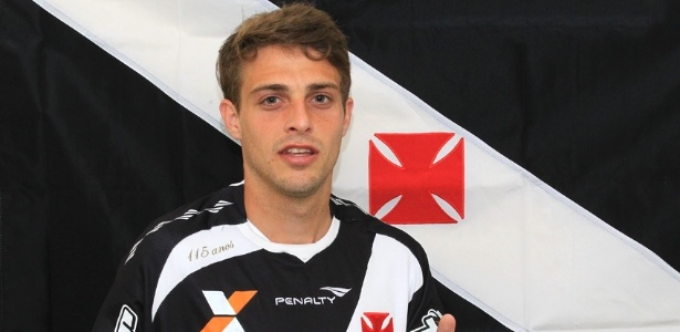 Maxi Rodriguez foi apresentado antes do jogo contra o Ceará, em São Januário - Marcelo Sadio/Site oficial Vasco
