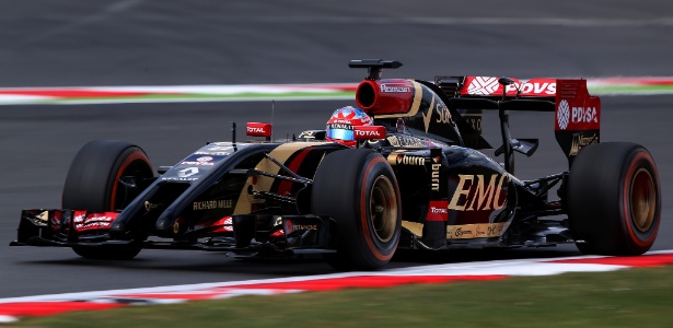 Grosjean pilota Lotus no GP da Inglaterra - Mark Thompson/Getty Images