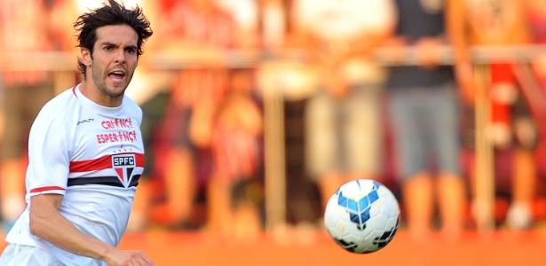 Kaká teve passagem de seis meses pelo Tricolor em 2014 e foi vice no Brasileirão - Reinaldo Canato/UOL