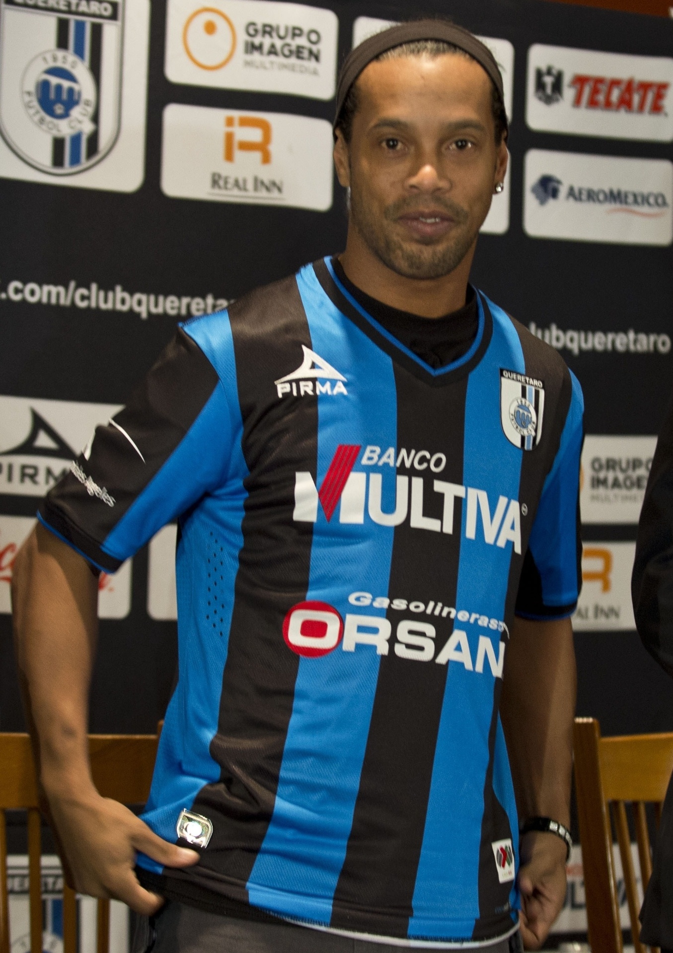 CAMISA QUERETARO-MEX – RONALDINHO GAUCHO – APRESENTACAO DO JOGADOR