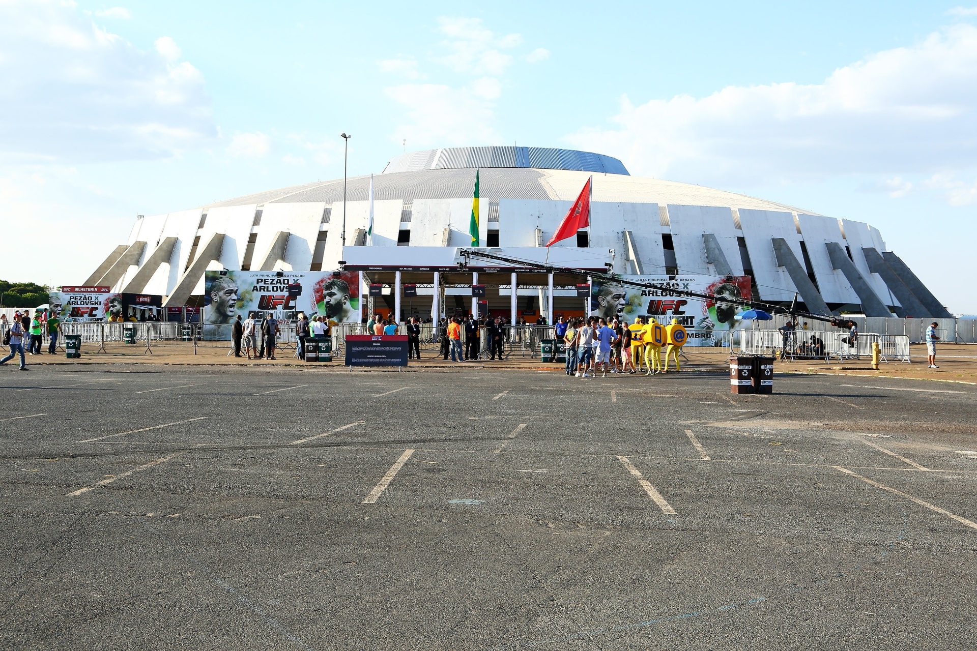 Ginásio Nilson Nelson antes de receber o UFC Brasília - Wagner Carmo/inovafoto