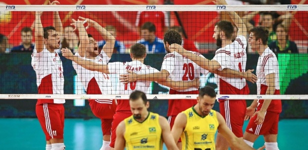 A Polônia acabou com a invencibilidade do Brasil no Mundial de vôlei - REUTERS/Tomasz Stanczak