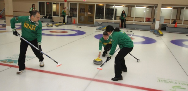 Equipe brasileira de curling - Lucas Socio/Divulgação - Lucas Socio/Divulgação