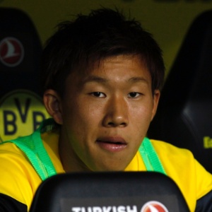 Kagawa antes do jogo do Borussia Dortmund pelo Campeonato Alemão - INA FASSBENDER / REUTERS