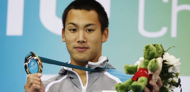 Naoya Tomita foi expulso dos Jogos Asiáticos e ainda terá de pagar passagem de volta. Ele foi campeão mundial em 2010, em Dubai  - REUTERS/Rabih El Moghrabi
