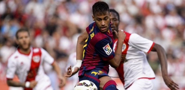 Neymar afirma estar feliz no time do Barcelona - DANI POZO/AFP