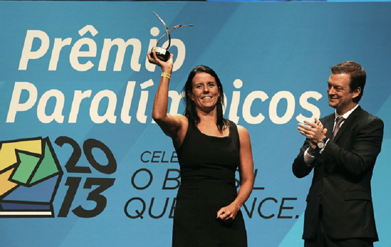 As conquistas de Susana Schnarndorf a levaram ao título mundial nos 100 m livre (S6) em 2013 e ao Prêmio Brasil Olímpico - Divulgação/CPB