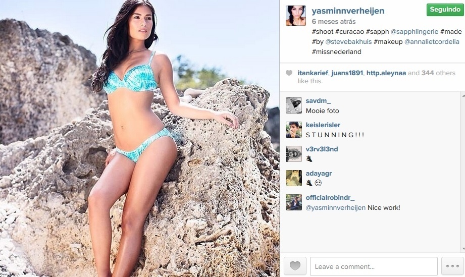 Yasmin Verheijen, namorada de Boulahrouz - Reprodução/Instagram