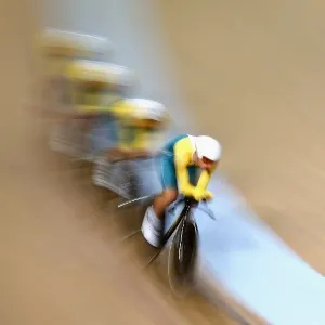 Time da Austrália na prova de perseguição masculina nos Jogos da Comunidade Britânica de 2014, na Escócia - Ryan Pierse/Getty Images