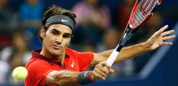 Federer decide título do Masters de Xangai com Gilles Simon e busca título inédito - REUTERS/Aly Song