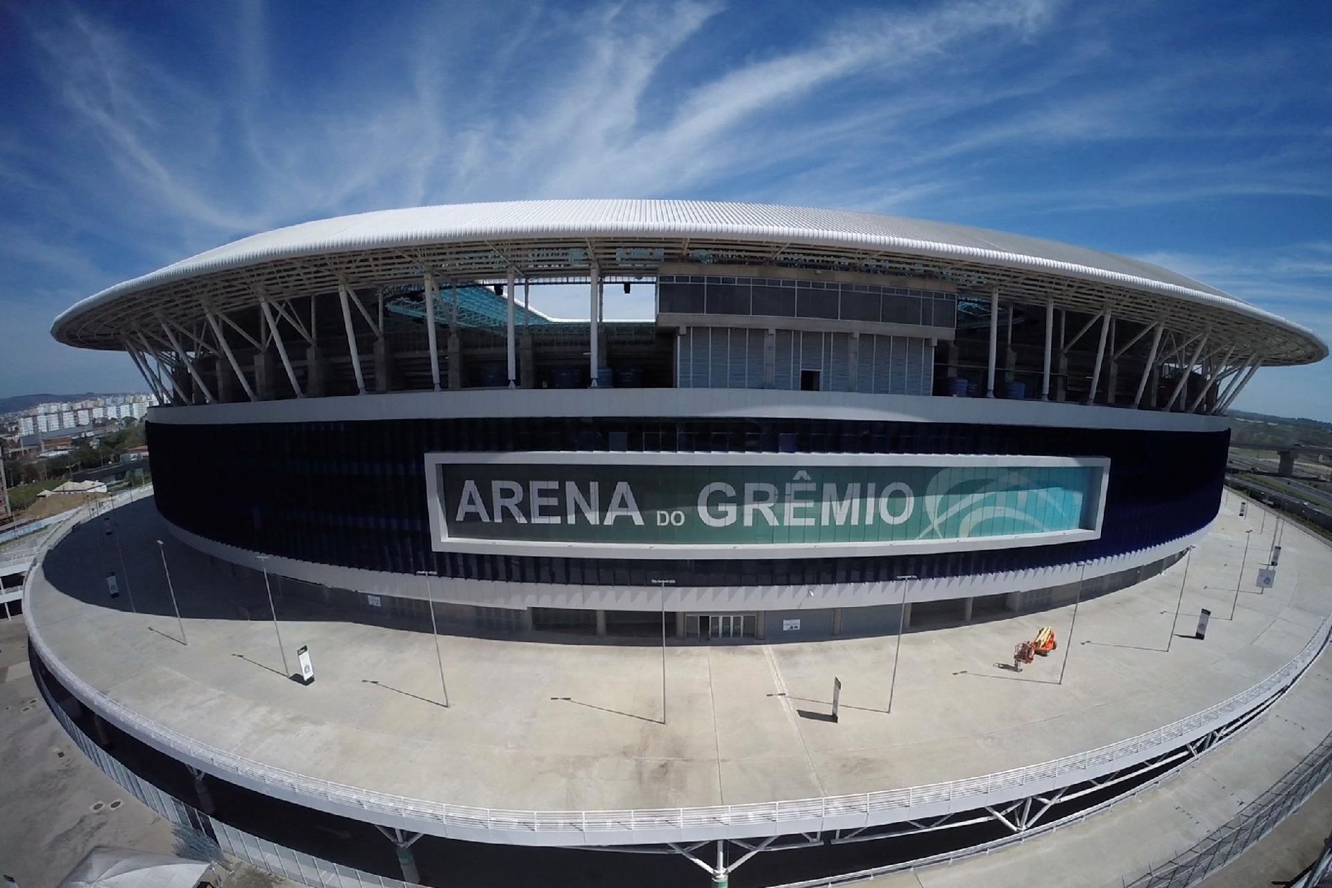 14 out 2014 - Arena do Grêmio em vista aérea - undefined