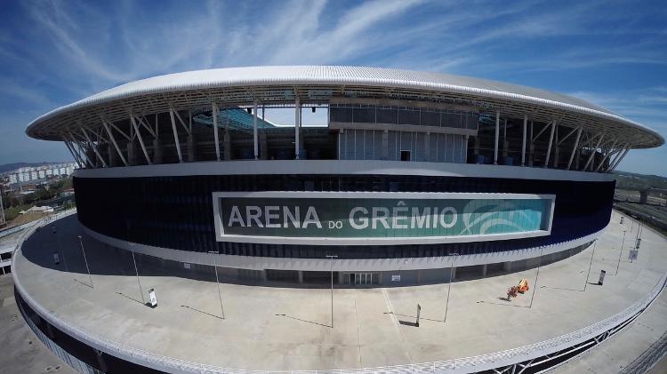 14 out 2014 - Arena do Grêmio em vista aérea - Wesley Santos/Drone Service Brasil/Disclosure - Wesley Santos/Drone Service Brasil/Disclosure