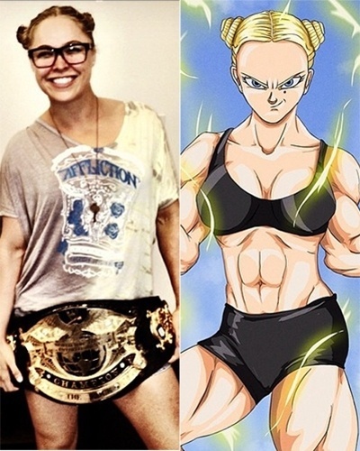 Ronda Rousey em versão nerd - Reprodução/Instagram