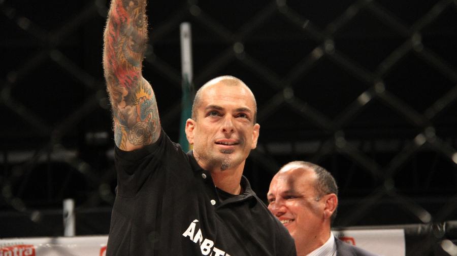 Ex-BBB Marcelo Dourado foi árbitro do evento de MMA Showtime Fights 3, realizado no Espírito Santo - Gabriel Peres/Showtime Fights