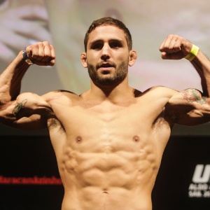 Chad Mendes, desafiante de José Aldo, bateu o peso necessário para o UFC Rio 5 - William Lucas/inovafoto
