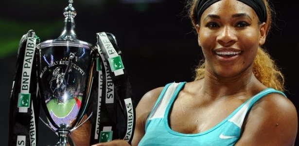 Serena Williams conquista o WTA Tour Finals ao vencer Simona Halep na final - Xinhua/Then Chih Wey