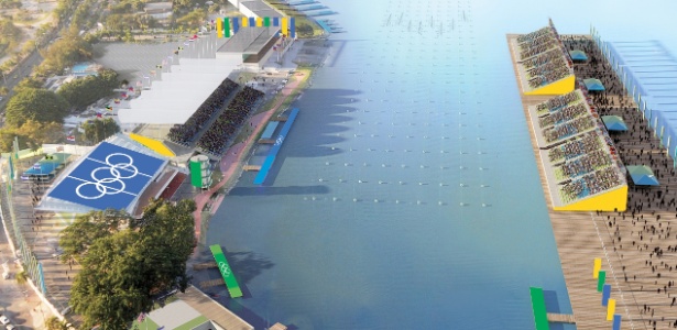 Projeto de nova arquibancada olímpica dentro da lagoa virou alvo do MP-RJ