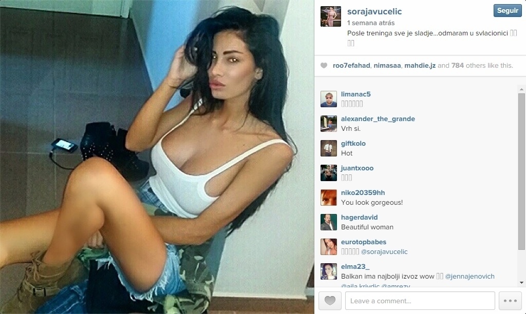 Soraja Vucelic, modelo é apontada na Europa como novo affair de Neymar - Reprodução / Instagram