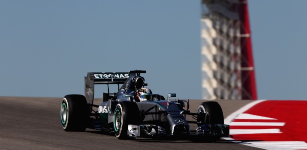 Lewis Hamilton foi o primeiro colocado nas duas sessões do dia em Austin - Clive Mason/Getty Images