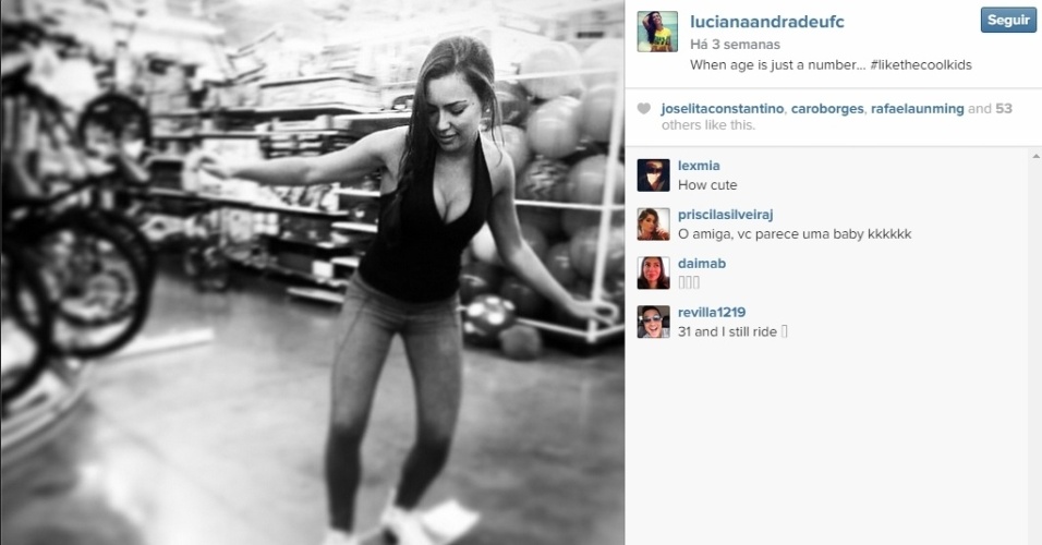 Luciana Andrade, ring girl do UFC BOL Fotos BOL Fotos