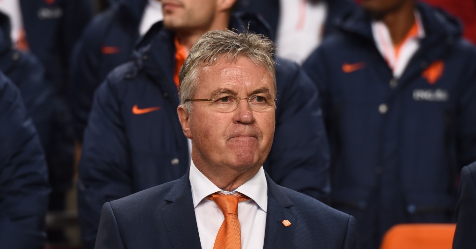 Guus Hiddink, técnico da Holanda