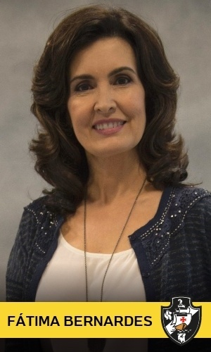 Fátima Bernardes, apresentadora do "Encontros", torce para o Vasco da Gama - Arte UOL - Divulgação/TV Globo