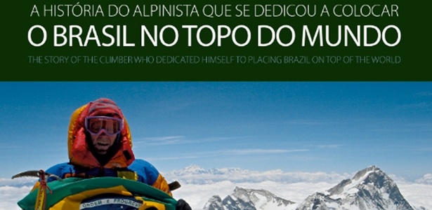 Capa do livro de fotos sobre as experiências de Waldemar Niclevicz em montanhas pelo mundo - Reprodução - Reprodução