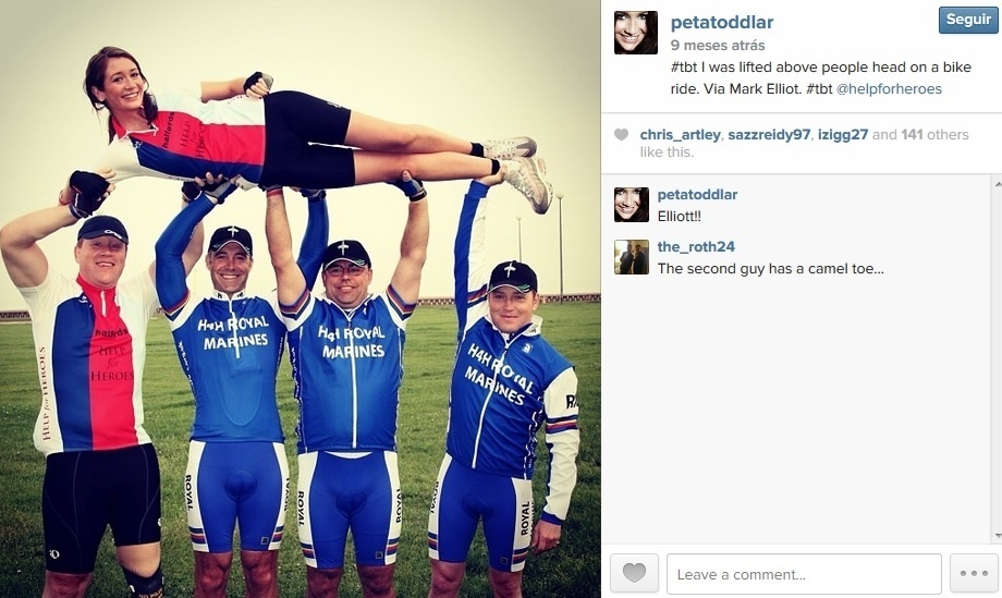Peta Todd, modelo e mulher de Mark Cavendish - Reprodução/Instagram