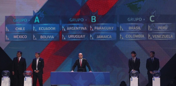 Sorteio de grupos da Copa América define adversários do Brasil na primeira fase  - EFE/Mario Ruiz