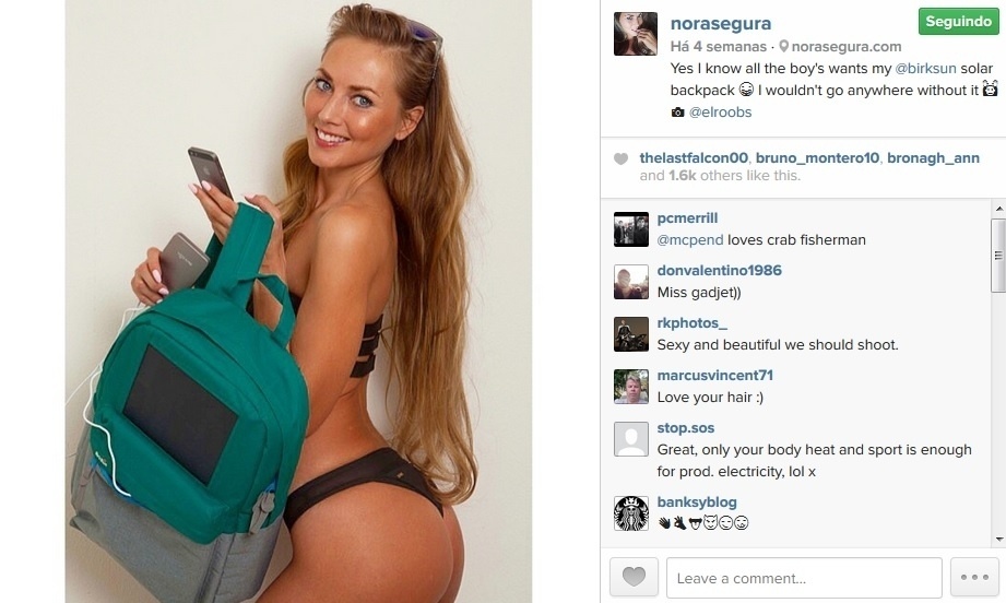 Nora Segura, nova namorada de Tim Howard - Reprodução/Instagram